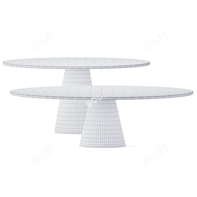 Elegant Enne Coffee Tables 3D model image 2