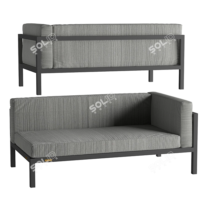 Legardo MEZZO Modular Sofa - Left/Right 3D model image 3