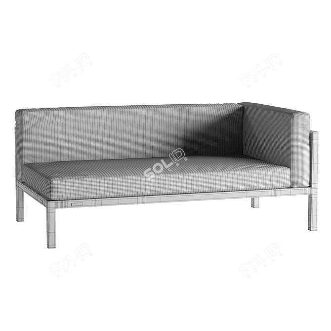 Legardo MEZZO Modular Sofa - Left/Right 3D model image 4