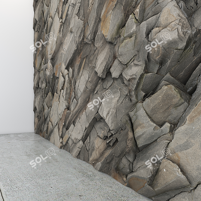 Rocky Wall - 2017 Edition 3D model image 3