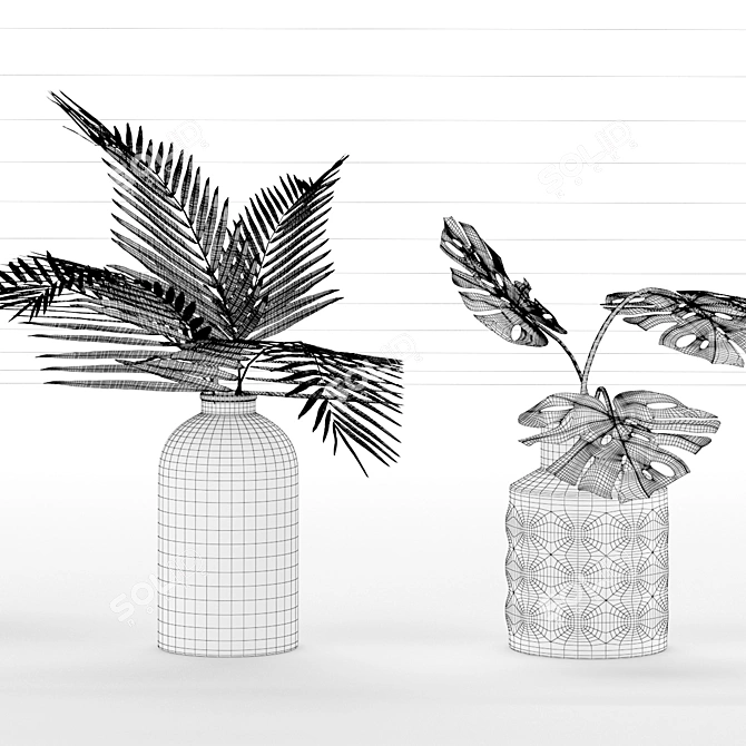 Indoor Plant Collection for any Space 3D model image 3