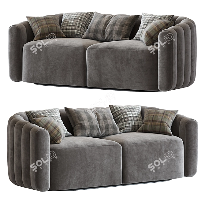 Modern Fitz Sofa - Sleek and Stylish Design 3D model image 1