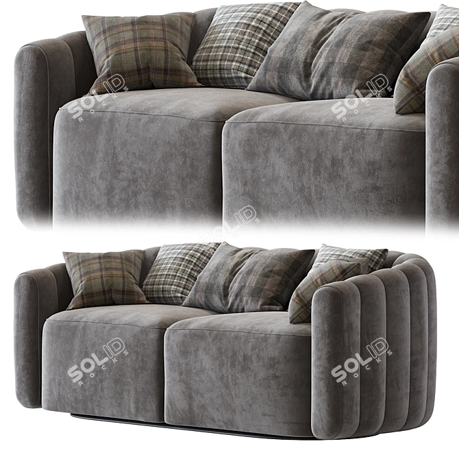 Modern Fitz Sofa - Sleek and Stylish Design 3D model image 4