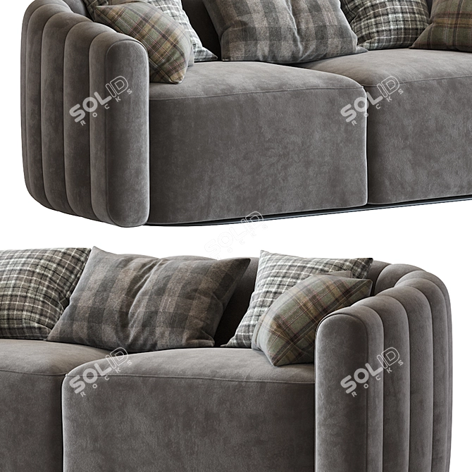 Modern Fitz Sofa - Sleek and Stylish Design 3D model image 5