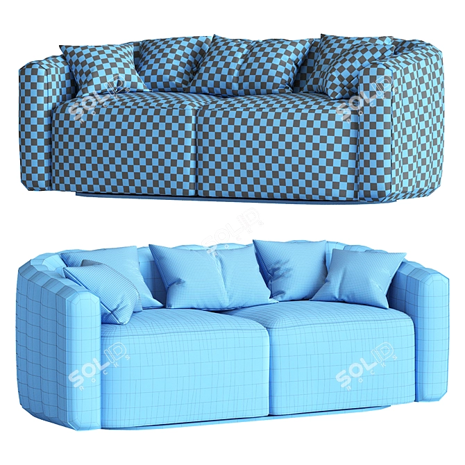 Modern Fitz Sofa - Sleek and Stylish Design 3D model image 6