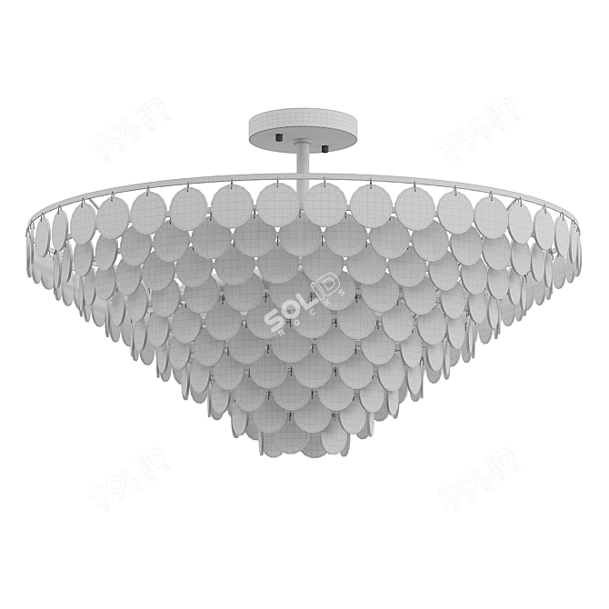 Elegant Mazzo Chandelier Boutique-worthy 3D model image 3