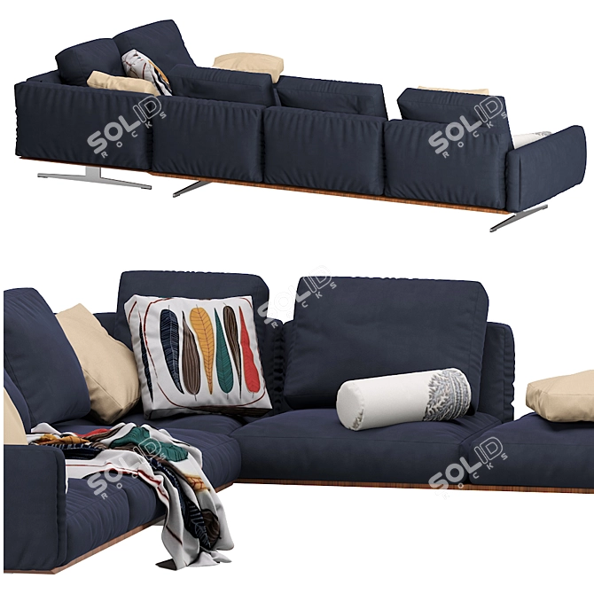 Dream Sofa: Luxurious Comfort for Your Living Space 3D model image 2