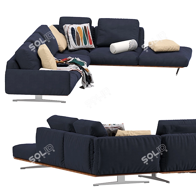 Dream Sofa: Luxurious Comfort for Your Living Space 3D model image 4