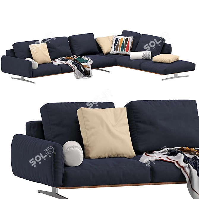 Dream Sofa: Luxurious Comfort for Your Living Space 3D model image 6