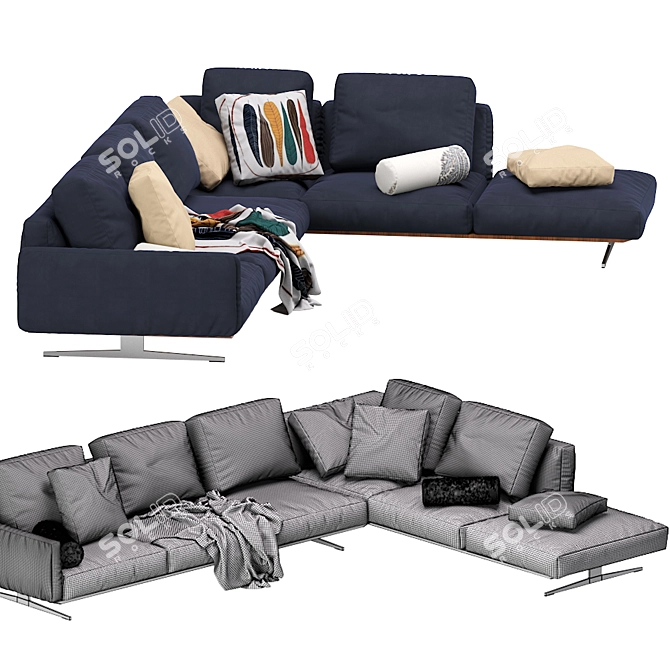 Dream Sofa: Luxurious Comfort for Your Living Space 3D model image 7