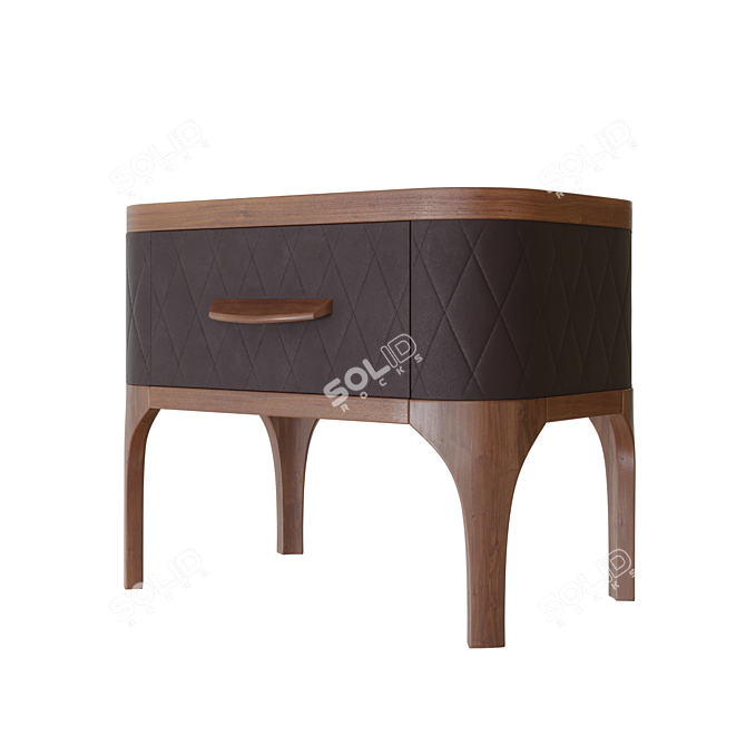 Contemporary Bedside Table - Tonin Casa TIFFANY 6445 3D model image 1