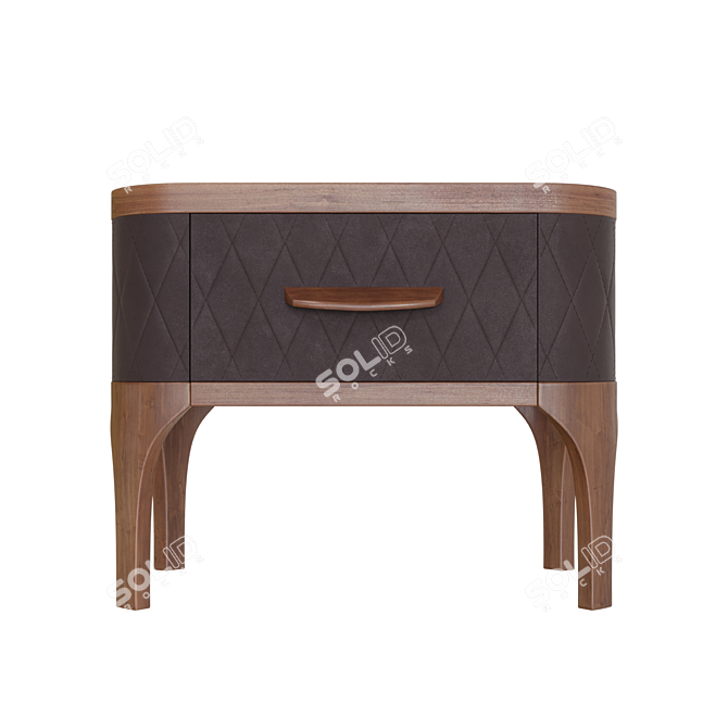 Contemporary Bedside Table - Tonin Casa TIFFANY 6445 3D model image 2