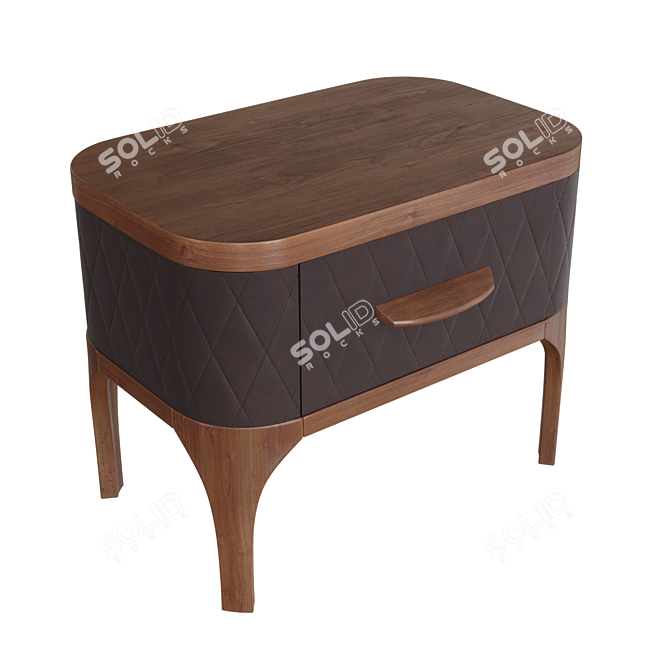 Contemporary Bedside Table - Tonin Casa TIFFANY 6445 3D model image 3