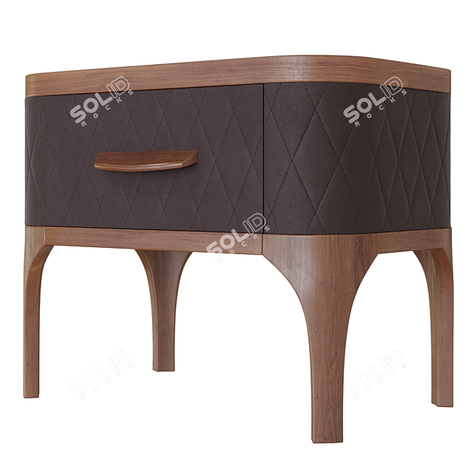 Contemporary Bedside Table - Tonin Casa TIFFANY 6445 3D model image 5