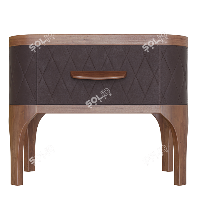 Contemporary Bedside Table - Tonin Casa TIFFANY 6445 3D model image 6