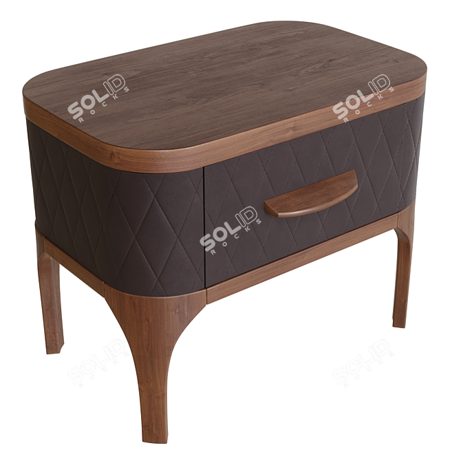 Contemporary Bedside Table - Tonin Casa TIFFANY 6445 3D model image 7