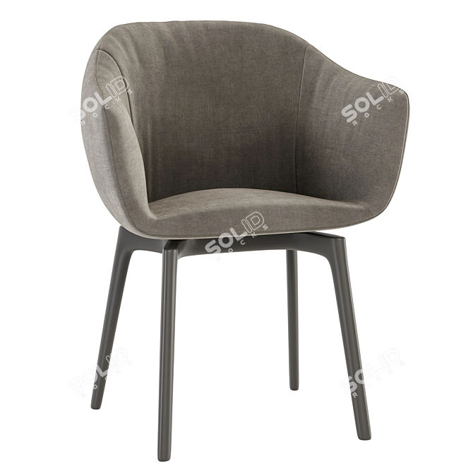 Modern Siena Easy Chair: Versatile, Stylish, and Comfortable 3D model image 2