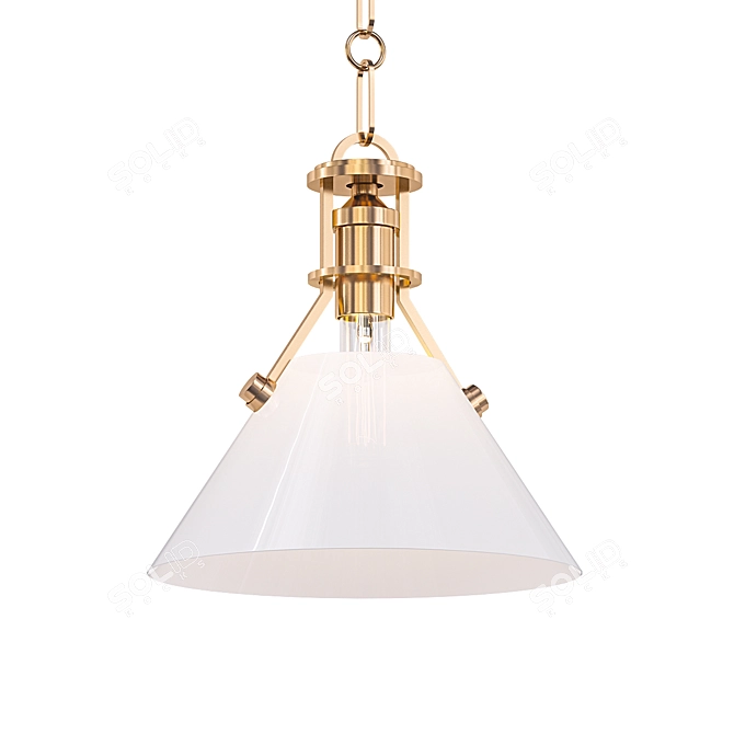 Vintage Hudson Valley Pendant 3D model image 1
