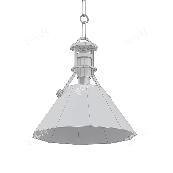 Vintage Hudson Valley Pendant 3D model image 2