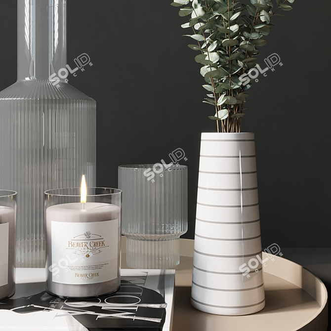 Elegant Decor Set 2013 3D model image 3