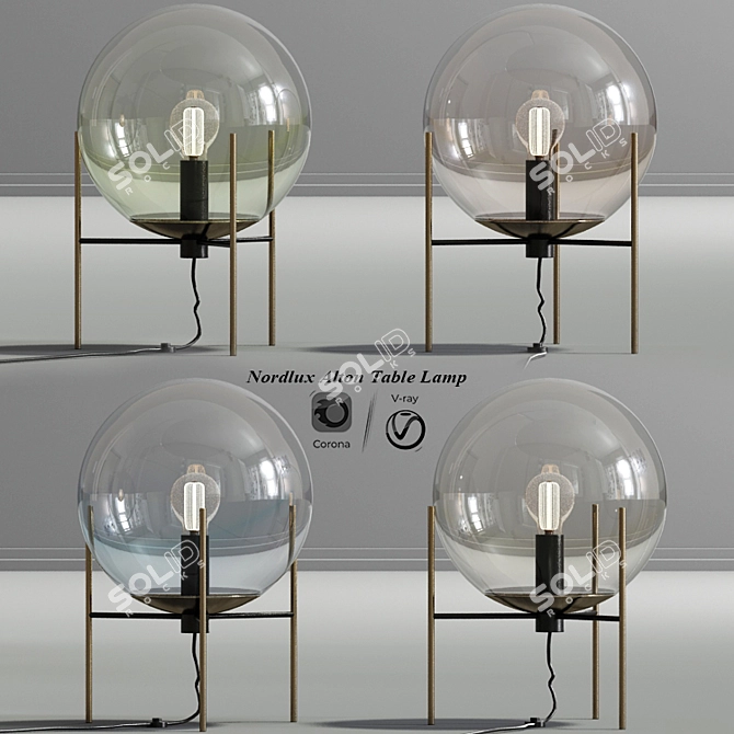 Nordlux Alton Modern Table Lamp 3D model image 2