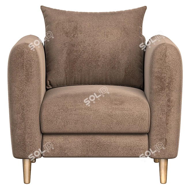 Ultimate Squishmeister Armchair 3D model image 1