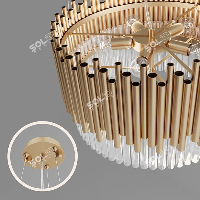 Modern Pendant Lamp Maytoni Coliseo 3D model image 2