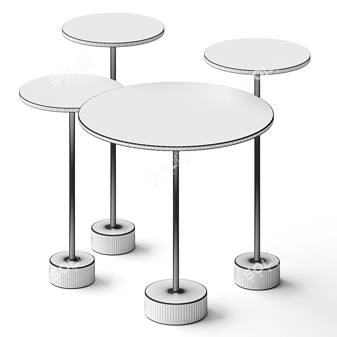 Modern Cor Tablo Coffee Tables perfectly combines style and functionality! 3D model image 2