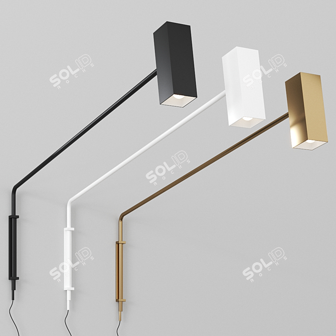 Italian Design Dejavù Wall Sconce 3D model image 1