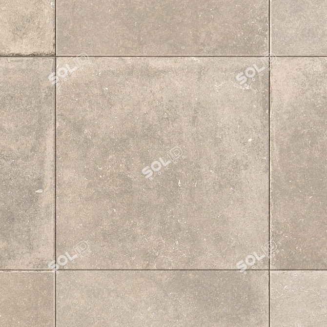 Nordik Stone Sand 80x80 Wall and Floor 3D model image 2