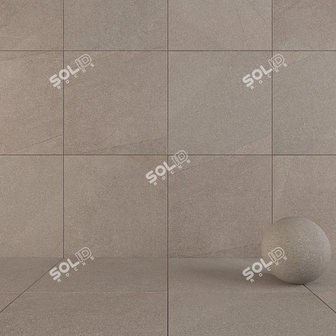 River Earth: Flaviker's Stunning 120x120 Tile 3D model image 1