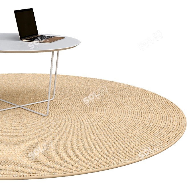 Elegant Round Rugs | No. 185 3D model image 2