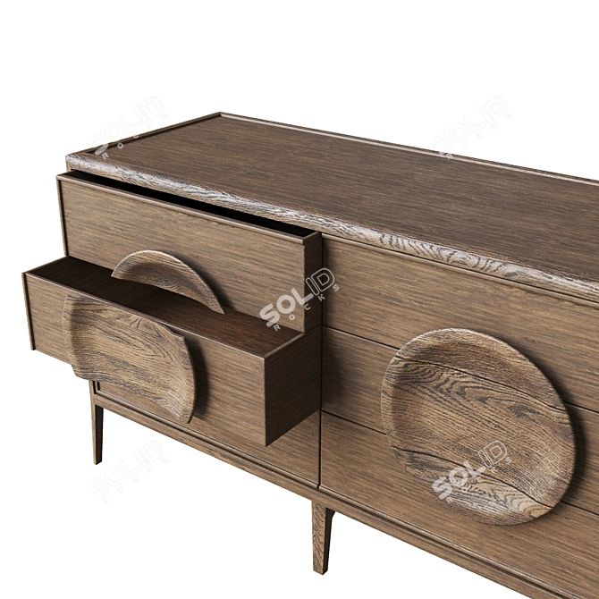 Collins Dresser: Elegant and Functional Storage Solution 3D model image 2