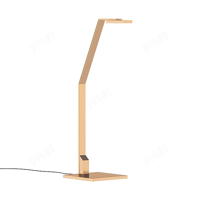 Sleek Vaneau Task Lamp 3D model image 1