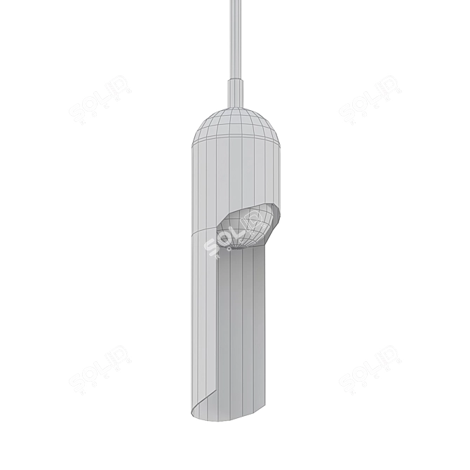 Vintage Paris Pendant Light 3D model image 2