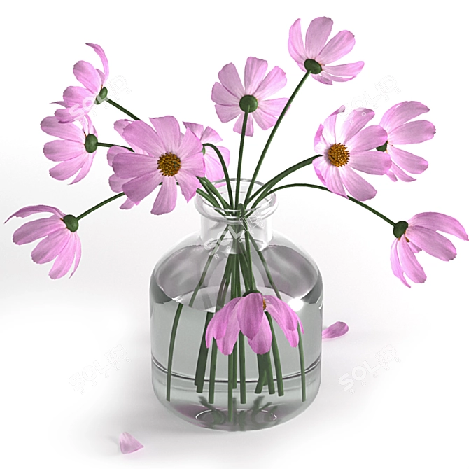 Cosmo Charm Bouquet 3D model image 6