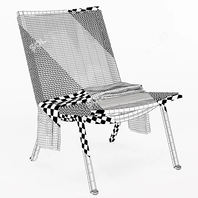 Modern Zenith Side Chair: Stylish Outdoor Seating 3D model image 6