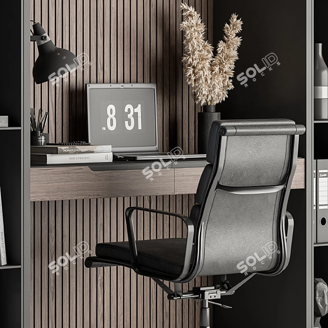 Stylish and Functional Home Office Furniture 3D model image 2