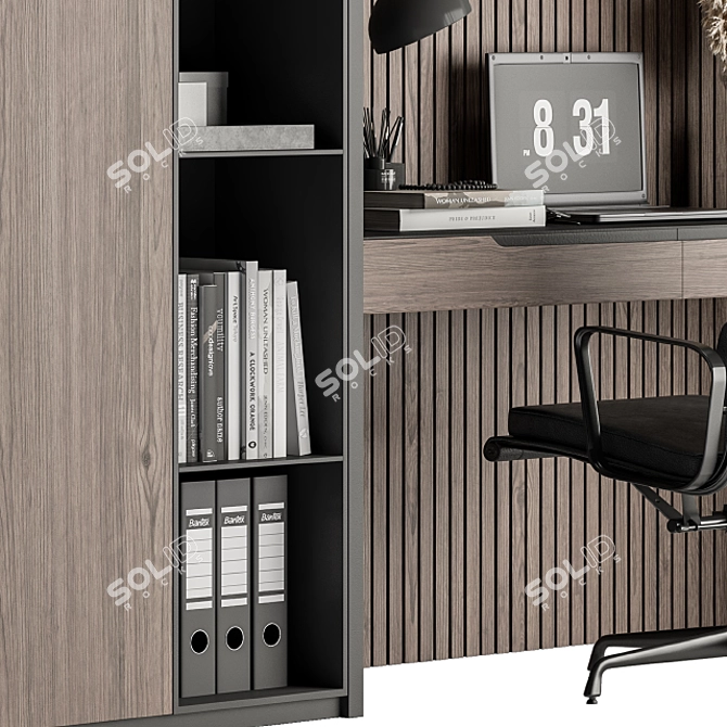 Stylish and Functional Home Office Furniture 3D model image 4