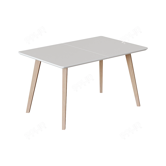 Modern Quatre Dining Table 3D model image 1