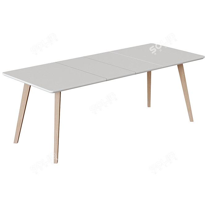 Modern Quatre Dining Table 3D model image 3