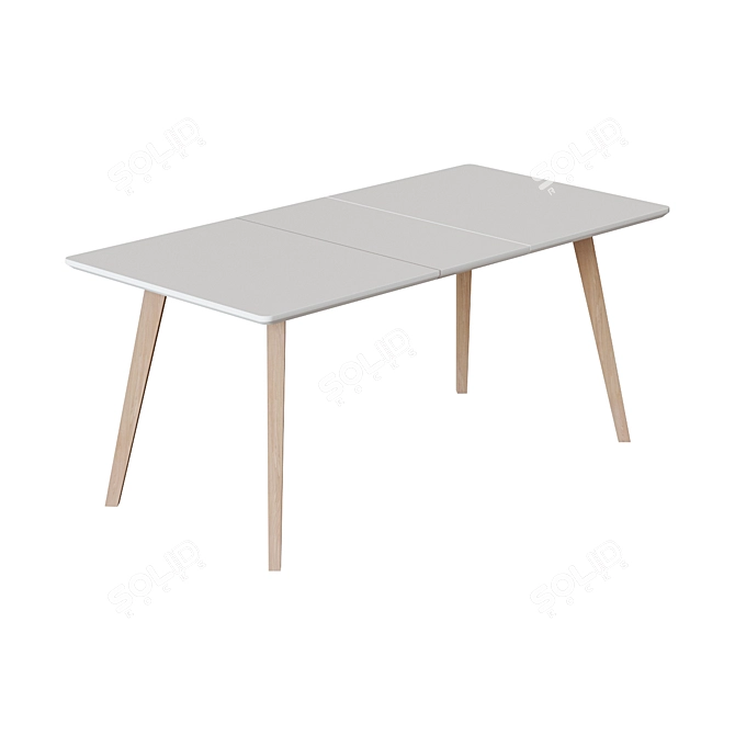 Modern Quatre Dining Table 3D model image 5