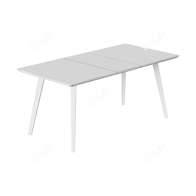 Modern Quatre Dining Table 3D model image 6