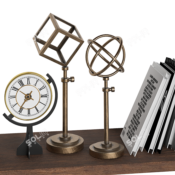 Elegant Decor Set - Poly 171k. 3D model image 4