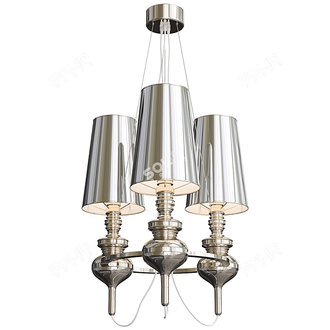 Elegant BLS Josephine Queen Chandelier 3D model image 2