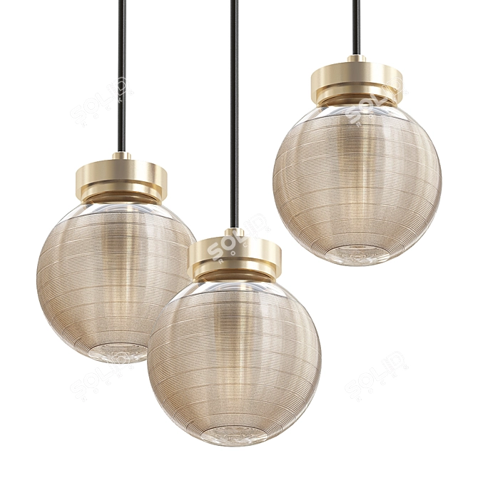 Elegant Maibel Design Lamps 3D model image 1