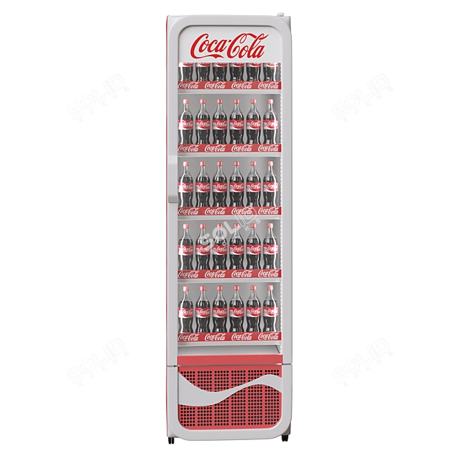 CocaCola Mini Fridge: ICOOL 450 3D model image 2