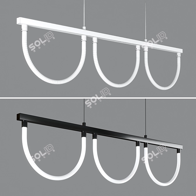 Modern Meego LED Pendant Light 3D model image 4