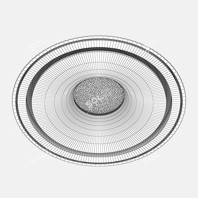 Orbita FlexSpot: Versatile Recessed Ceiling Light 3D model image 4