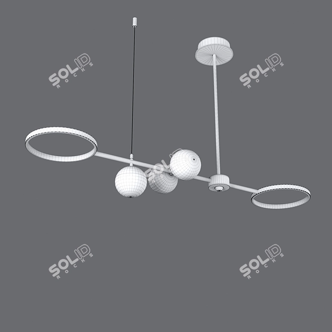 Modern LED Pendant Light 3D model image 5